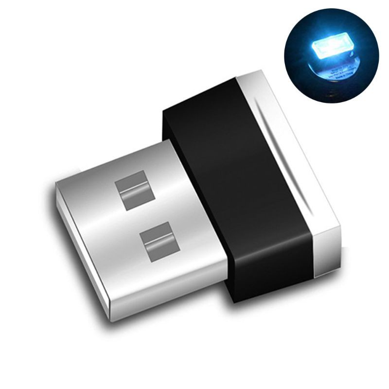 Đèn LED cốp nhỏ cắm USB trang trí nội thất ô tô biến đổi không khí xung quanh