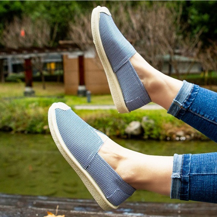 [CHUẨN LOẠI 1 QUẢNG CHÂU] Giày Toms hoa văn, slip on nữ S079 đế dẻo mang siêu êm, siêu nhẹ, in hình độc đáo