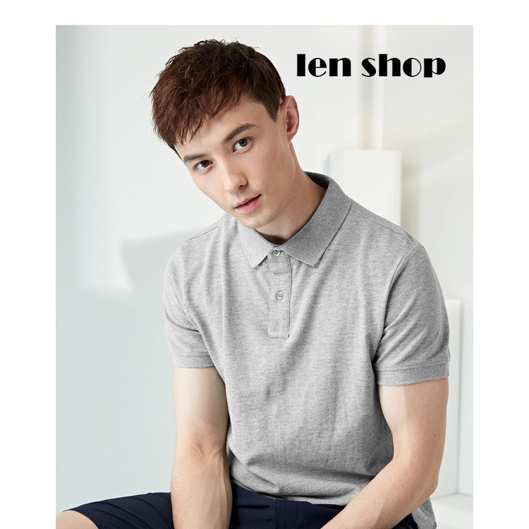 Áo Thun Phông Nam Trơn Tay Ngắn có cổ bẻ đẹp Polo Nam cao cấp chất cotton FAVITI AT01