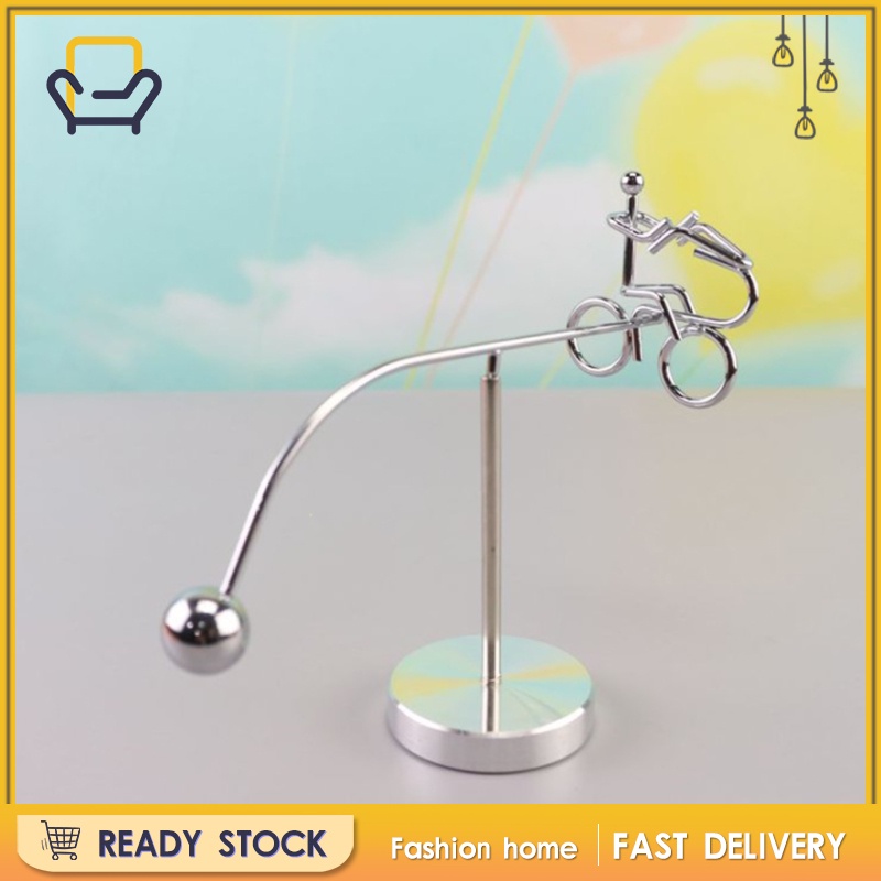 【Fashion home】 Mobile Swing Cycler Balance Psychology Pendulum Bicycle Ornament Toy Decor
