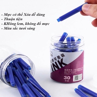 ống mực bút máy xoá được