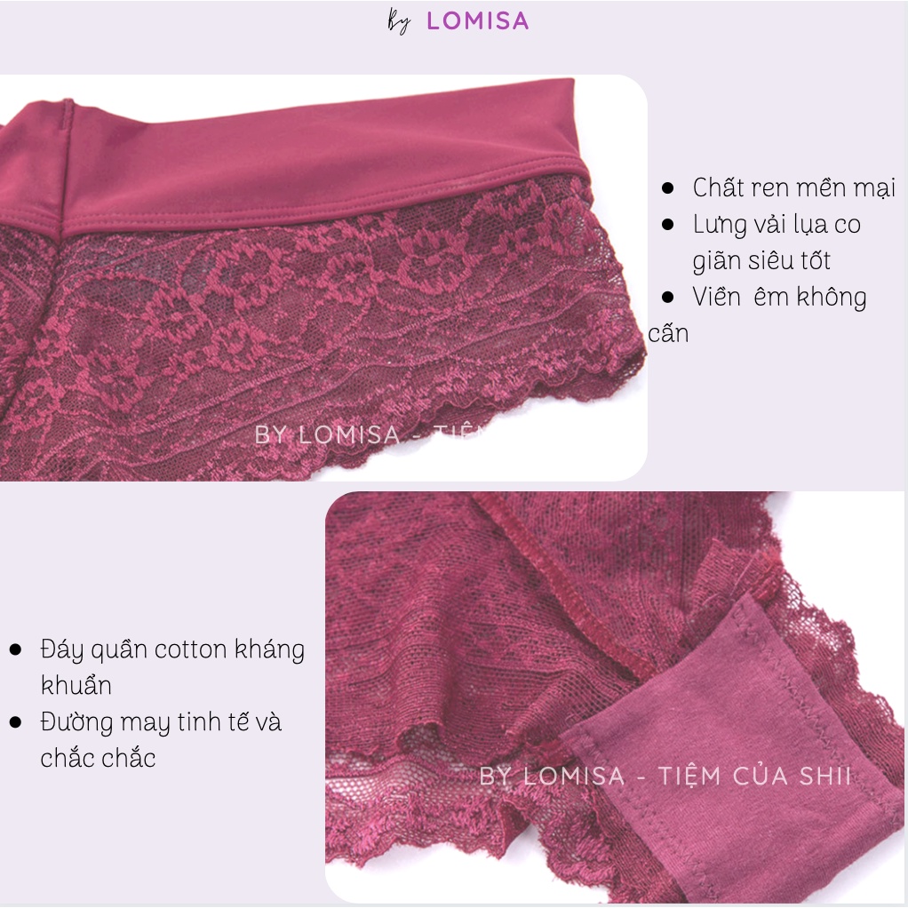 Quần lót nữ sexy lọt khe cao cấp siêu gợi cảm giành cho nữ thoải mái By LOMISA 1005, 1006,1007,1008,1009 | BigBuy360 - bigbuy360.vn