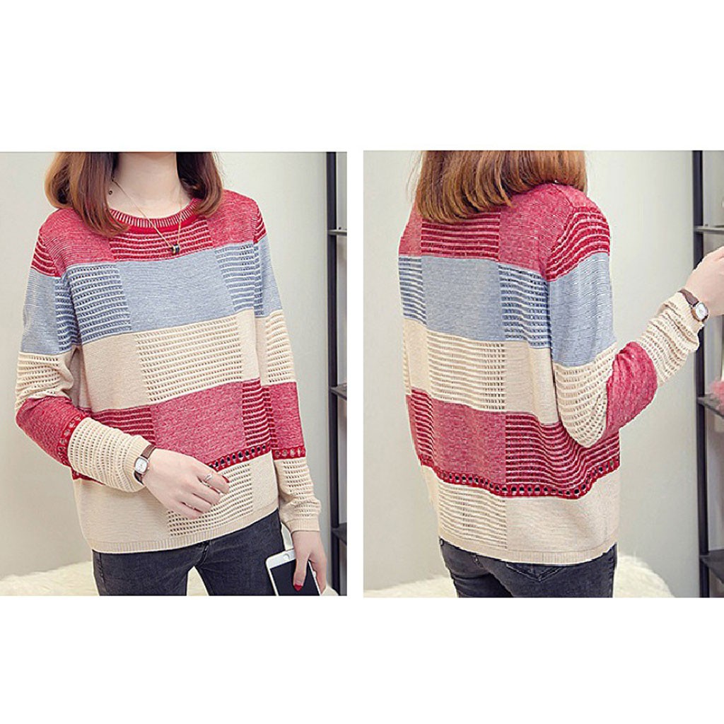 {Có video} Áo len nữ kiểu lưới xinh xắn - AL-119i