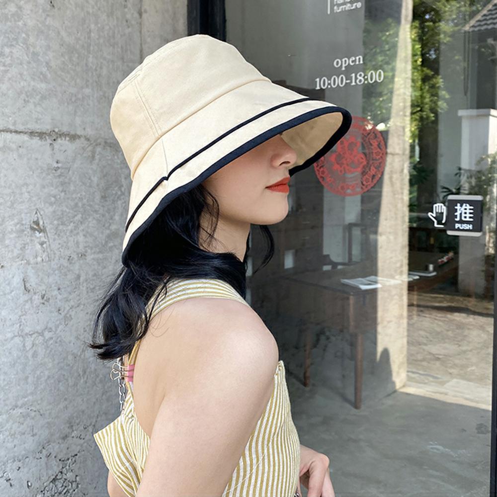 BORAG Nón Tai Bèo Vành Rộng Chống Gió Gấp Gọn Thời Trang Xuân Hè