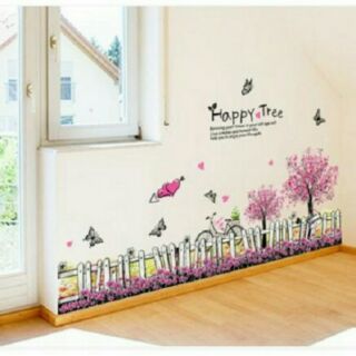 Decal dán chân tường