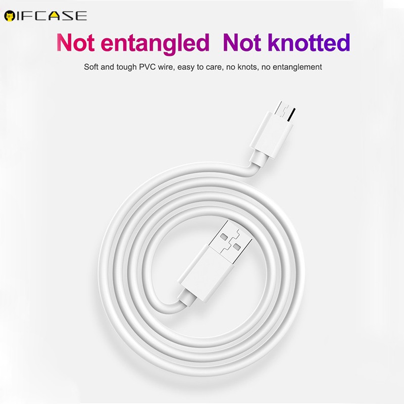 ANDROID ANDROID Dây Cáp Sạc Và Truyền Dữ Liệu Dài 1m Cho Iphone / Samsung / Xiaomi / Huawei