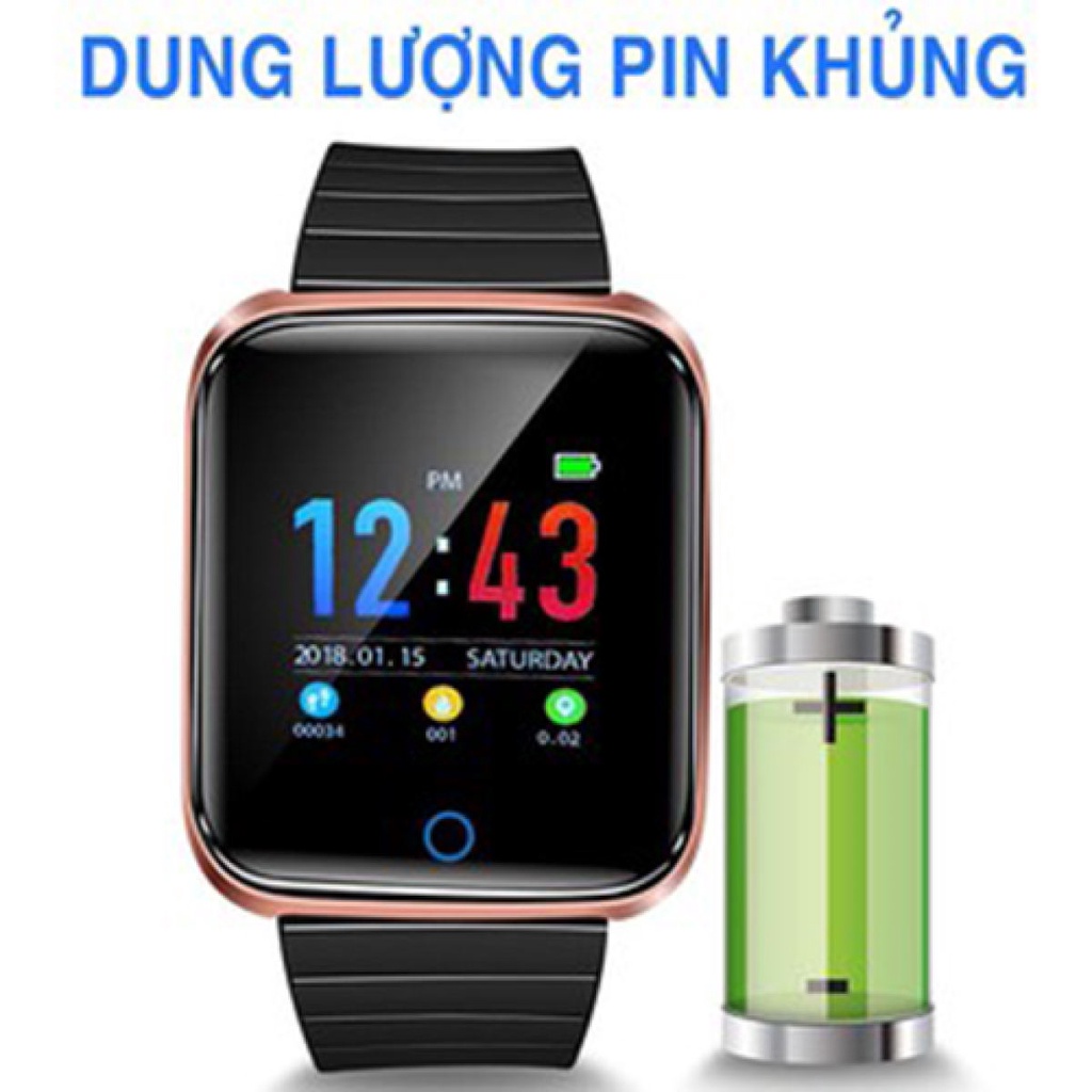 Đồng Hồ Thông Minh D28 Smartwatch Đa Chức Năng Kết Nối Bluetooth Nhận Thông Báo Điện Thoại Theo Dõi Sức Khỏe