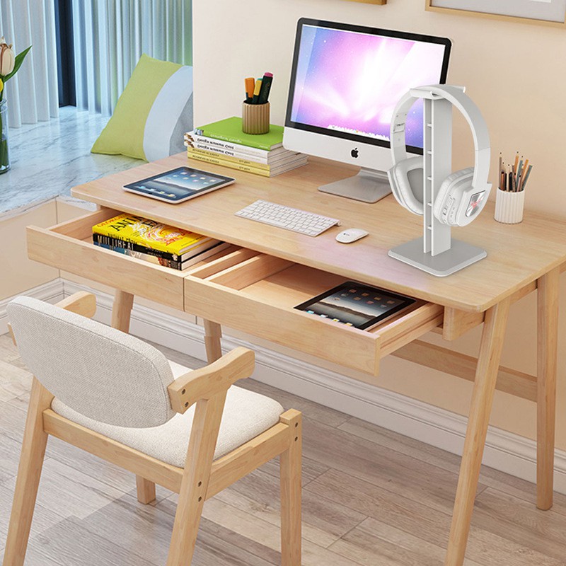 Giá Treo Tai Nghe Gắn Vào Tai Nghe Tiện Lợi Headphone Stand - Giá treo kiêm giá đỡ tai nghe thân nhôm New Bee BEST