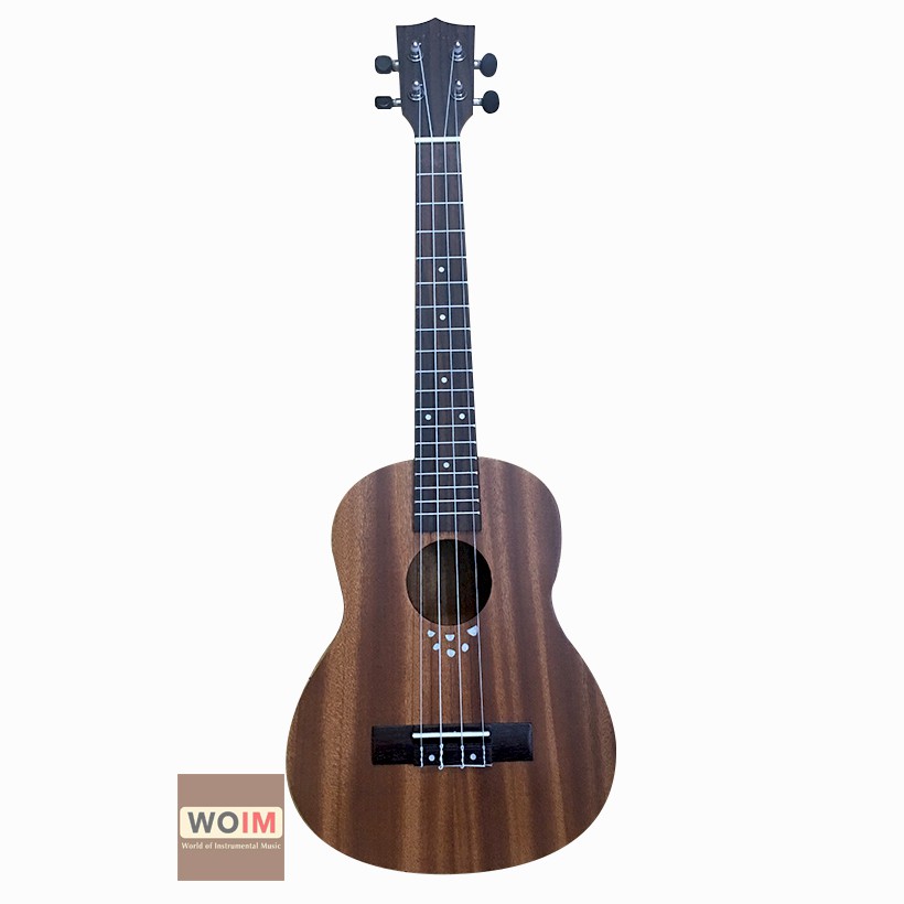 ĐÀN UKULELE CONCERT GỖ CAO CẤP PHÂN PHỐI BỞI WOIM - Mẫu chấm ở giữa -HÀNG CÓ SẴN