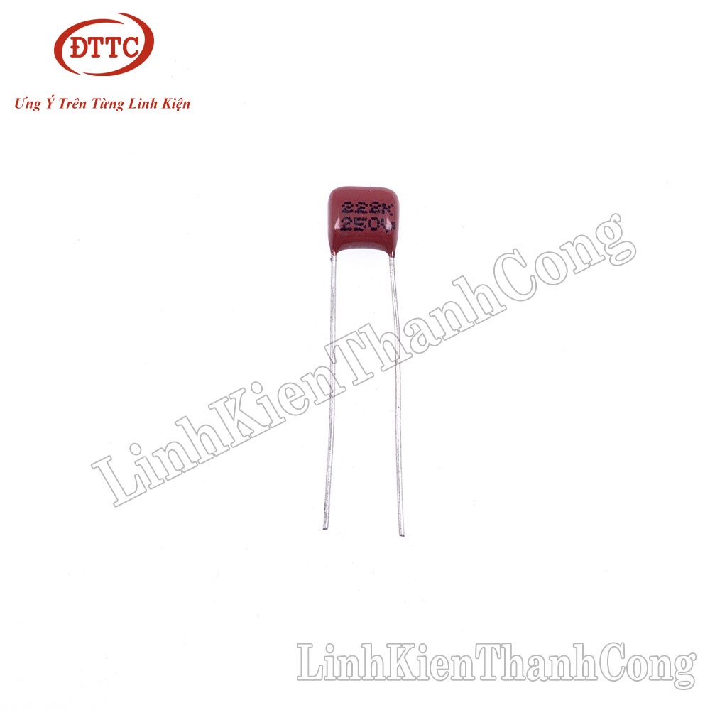 Bộ 2 Chiếc Tụ CBB 2.2nF 222J 250V 5mm