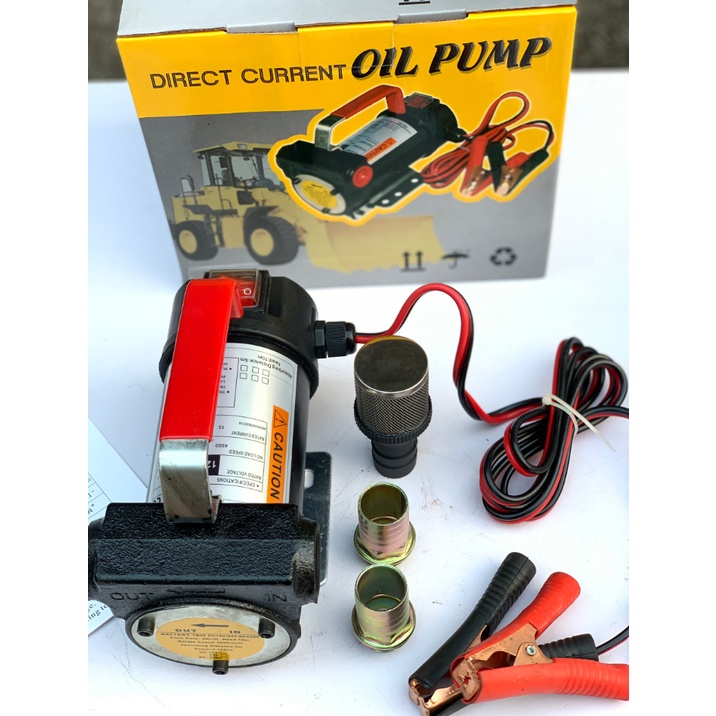 Máy bơm dầu nhớt 12v, bơm dầu thủy lực, bơm dầu nhớt bôi trơn, bơm được xăng và hóa chất