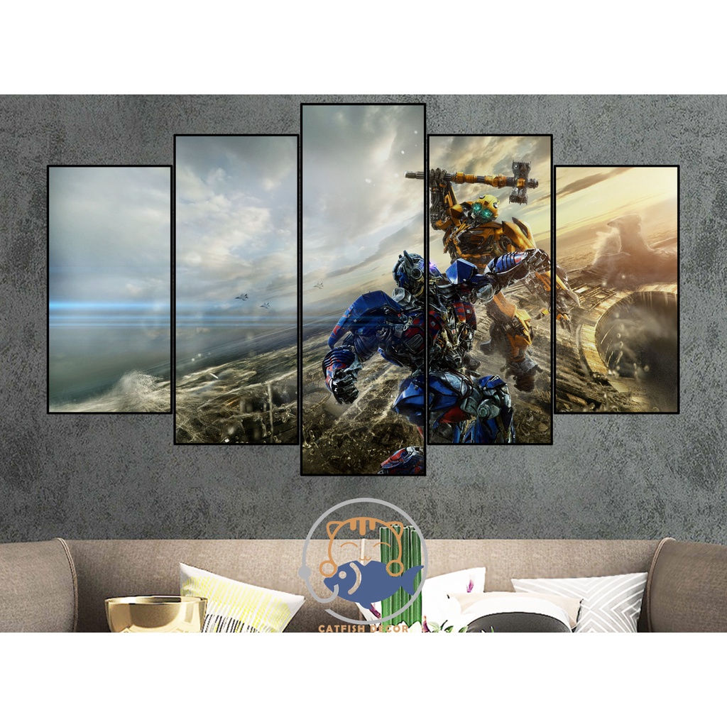 Tranh dán tường decor trang trí phòng TRANSFORMERS