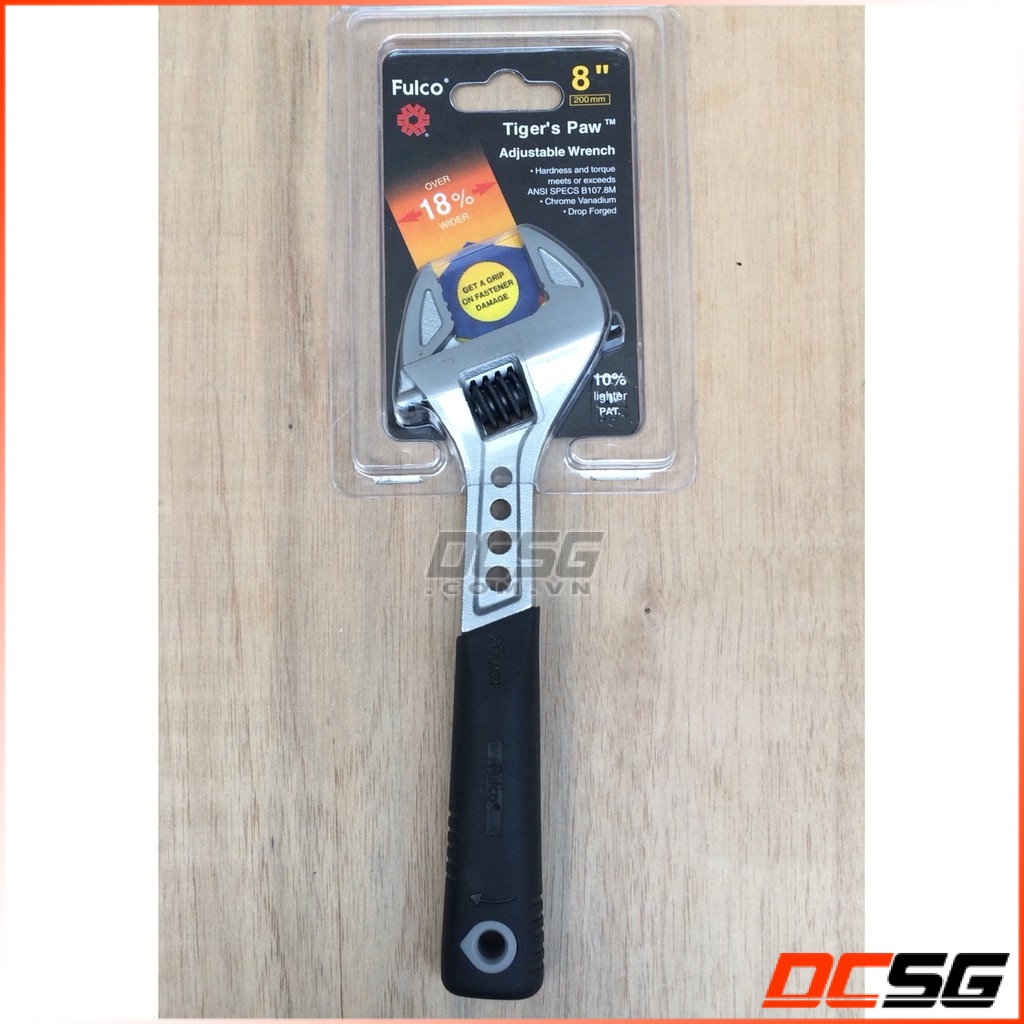 Mỏ lết FP cao cấp 8"-10"-12" Fulco (Made in Taiwan)