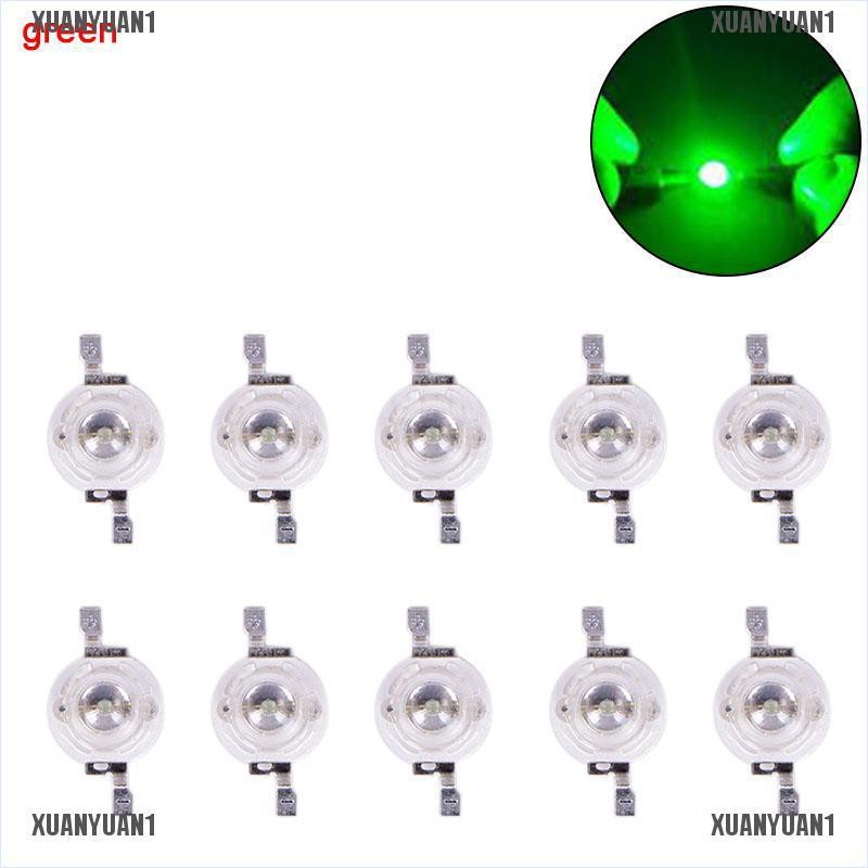 [xuanyuan1] Set 10 Bóng Đèn Led 1W Công Suất Cao