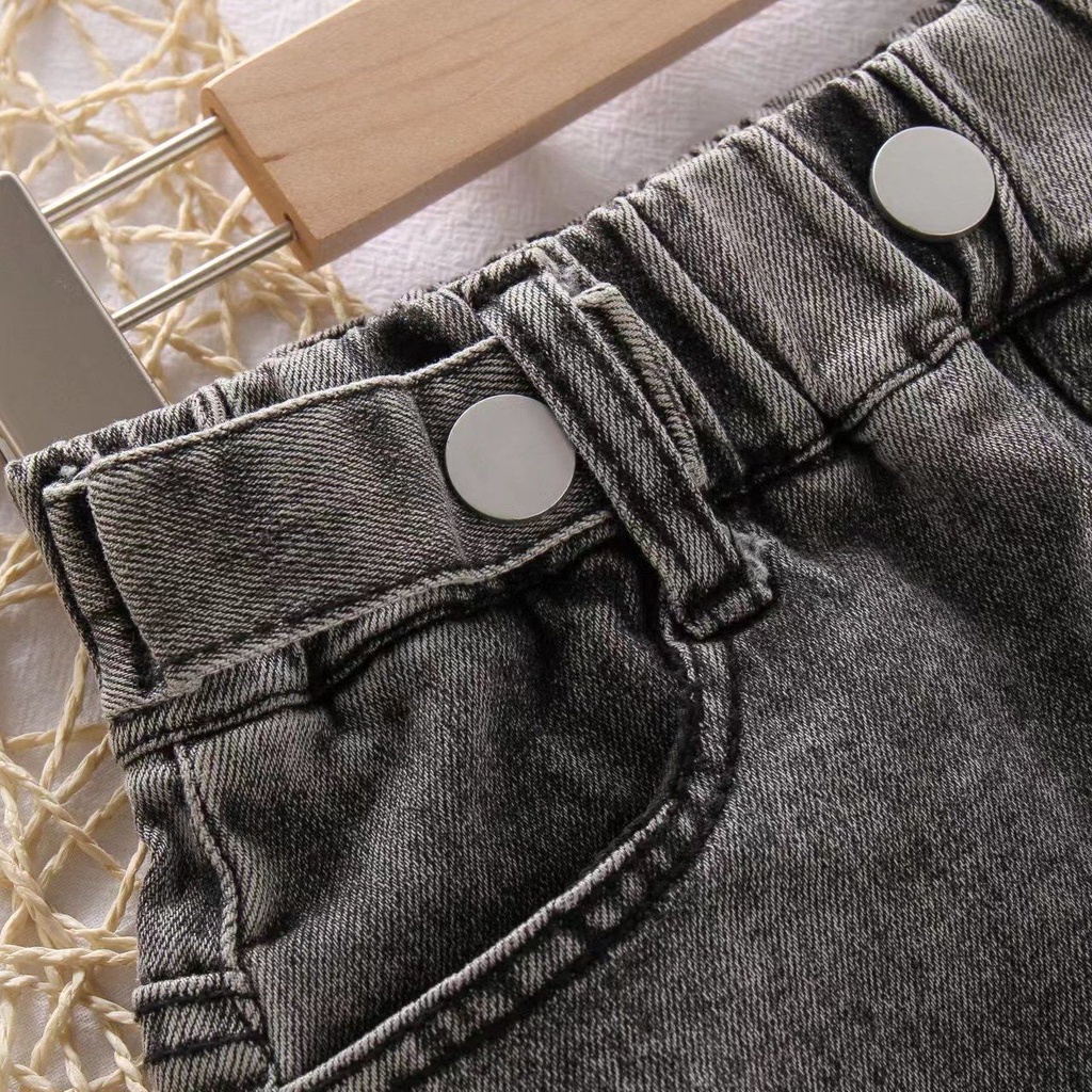 Quần Short Denim Thời Trang Mới 2022 Cho Bé Gái