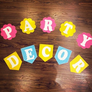 [RẺ VÔ ĐỊCH ] Chữ giấy ghép tên cho bé trang trí sinh nhật