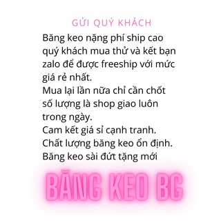 BĂNG KEO 200Y TRONG ĐỤC (cây 6 cuộn)