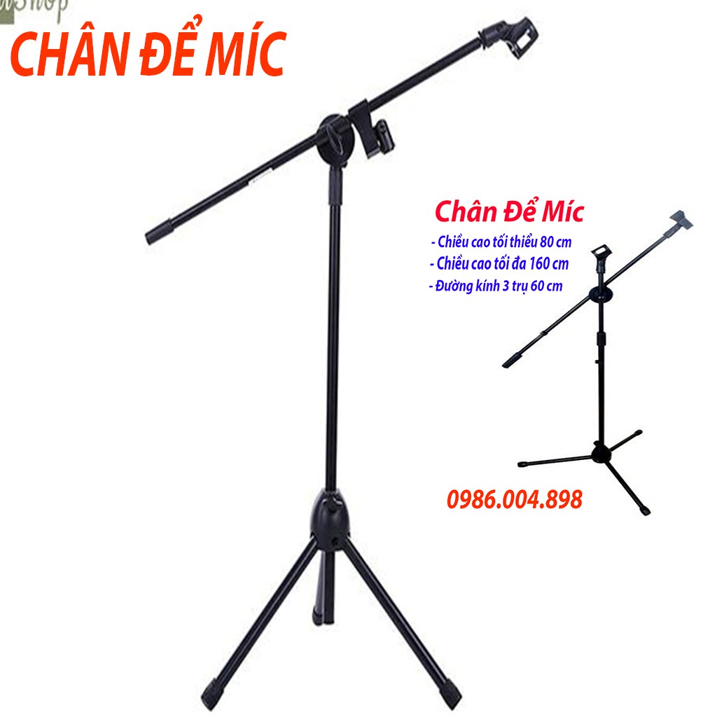 Chân Đế Micro Đứng Boom Mic Stand