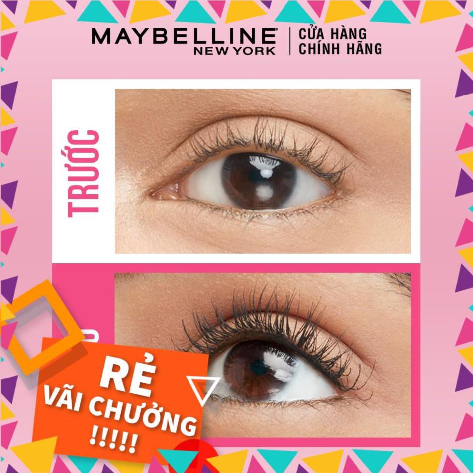 Mascara Dài Mi và Cong Mi Maybelline New York Hyper Curl Waterproof Chuốt Mi Đen Không Lem Không Trôi  9.2ml