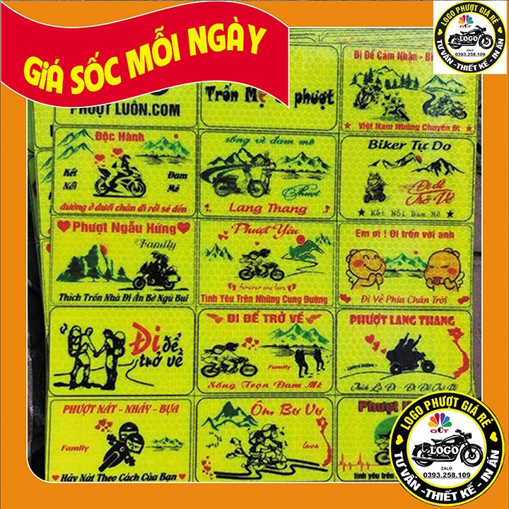 15 logo phượt phản quang