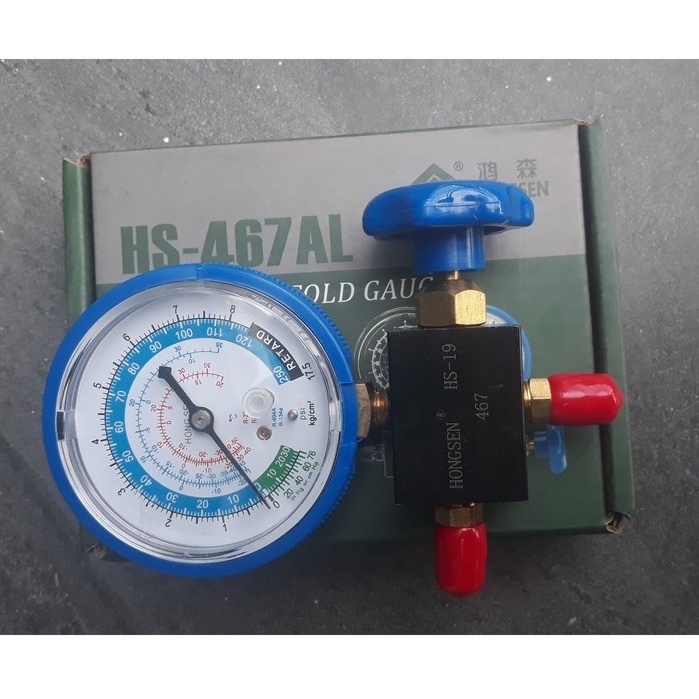 Đồng Hồ Gas Đơn Hongsen Model 468Ah  ; 468Al