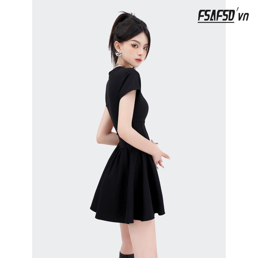 Đầm Nữ Màu Đen Kiểu Dáng Dễ Thương Xinh Xắn