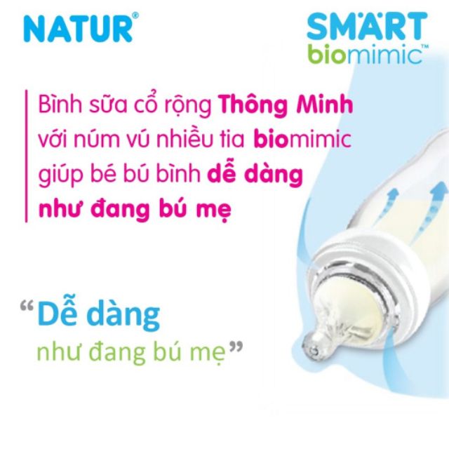 Bính sữa Natur SMART Biomimic 150ml 270ml