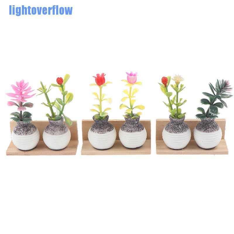 Chậu Hoa Treo Tường Trang Trí Nhà Búp Bê Tỉ Lệ 1: 12