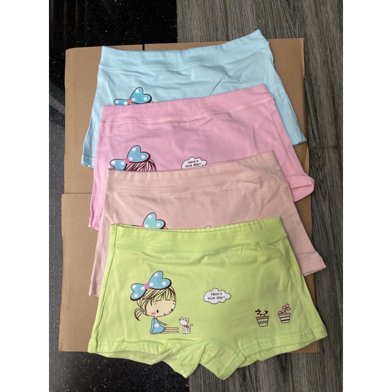Quần chip đùi 1set 4cái 4màu mã 6697