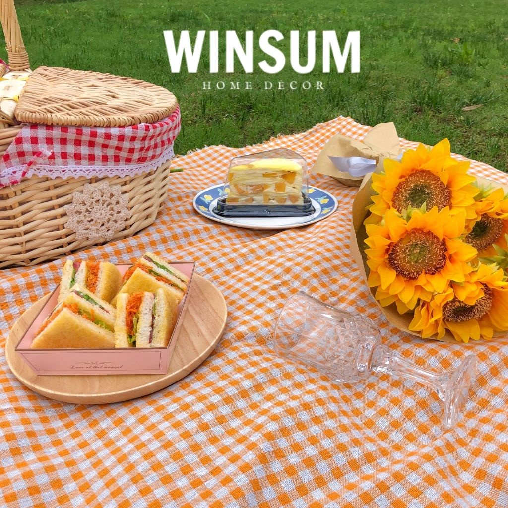 Thảm Picnic Dã Ngoại Caro Đa Màu Sắc Chất Vải Canvas Dày Dặn - Winsum.decor | BigBuy360 - bigbuy360.vn