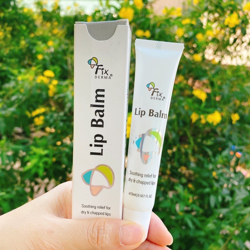 Son Dưỡng Môi Mềm Mượt Chống Khô Và Nứt Nẻ Môi Fixderma LIP BALM 15ml TẶNG Mặt nạ tảo biển