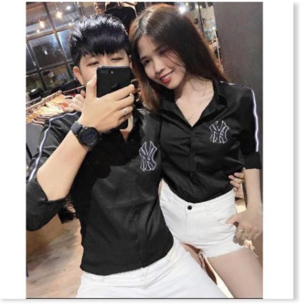 Áo sơ mi nam dài tay phối viền cá tính vải mềm mịn chuẩn bảnh bao hàng mới KMG