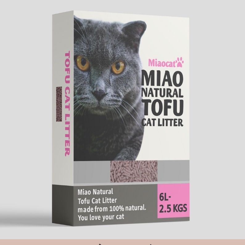 Cát đậu nành, Cát vệ sinh mèo Tofu Natural Miao 6l