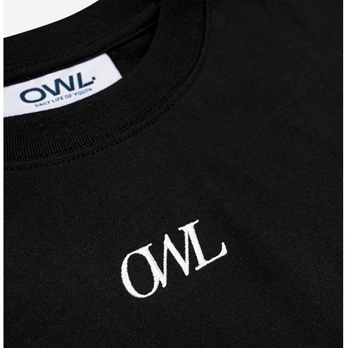 Áo thun nam Owlbrand Minitypo/Đen