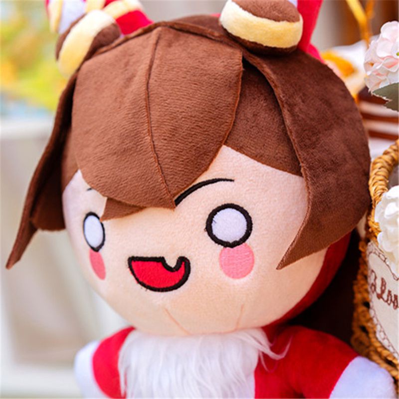 【New】40cm Genshin Impact Baron Bunny Amber Rabbit Plush Doll Stuffed Toys Cosplay Props
