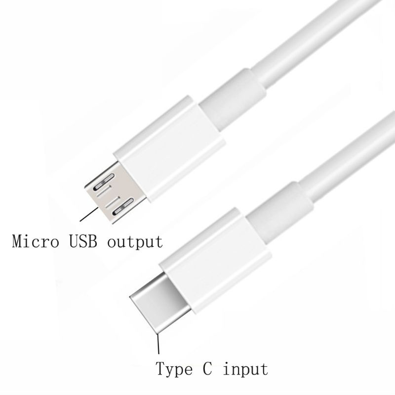 ✿ Dây cáp sạc dữ liệu USB-C sang Micro USB dài 100cm thông dụng cho điện thoại samsung xiaomi huawei máy tính bảng