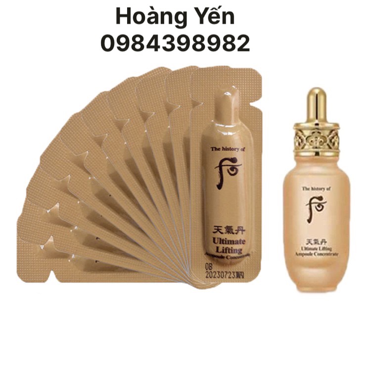 Tinh chất nâng cơ ngừa lão hoá Whoo Ultimate Lifting [05 ống]