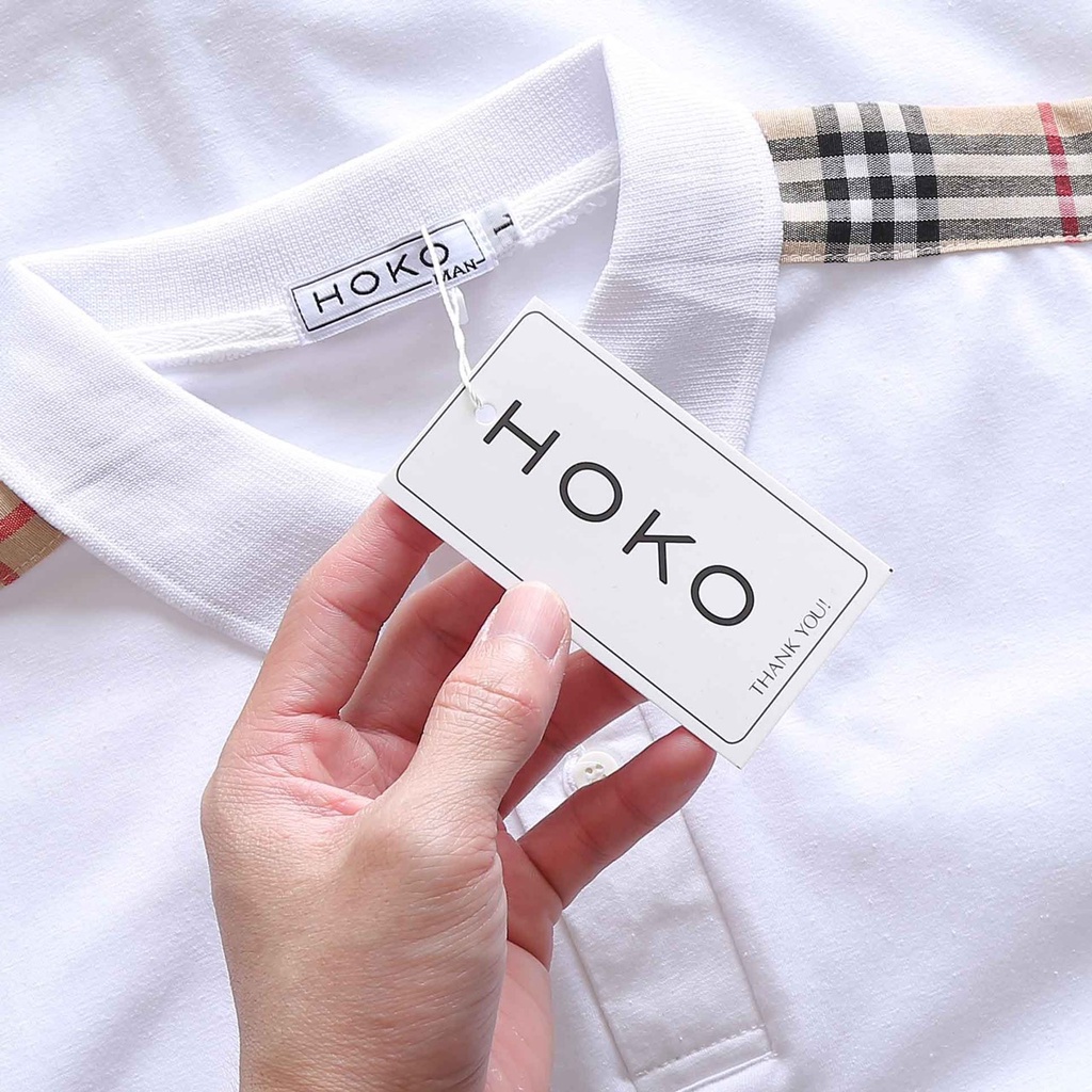Áo thun Polo Nam nữ chất thun cá sấu Sọc kẻ vai style Hàn quốc phong cách Ulzzang
