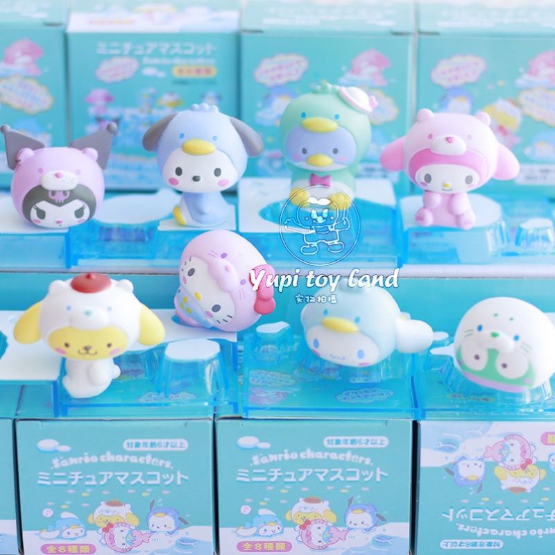 Mô hình blindbox Sanrio bắc cực trang trí dễ thương