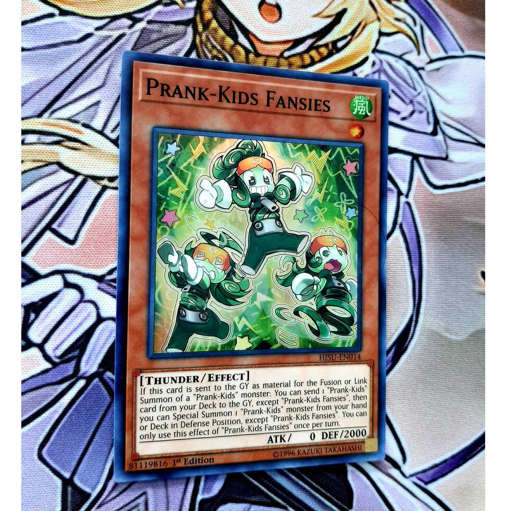 THẺ BÀI YUGIOH Prank-Kids Fansies - HISU-EN014 - Super Rare 1st Edition