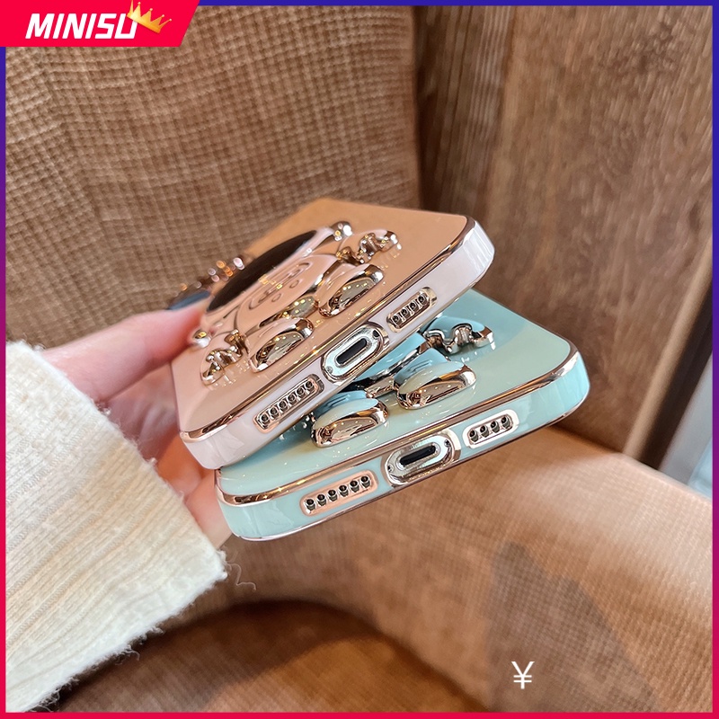 Ốp Điện Thoại Silicon Có Giá Đỡ Hình Phi Hành Gia Cho Xiaomi Redmi Note 12 11 10 Pro 11S 10S 9S 12S