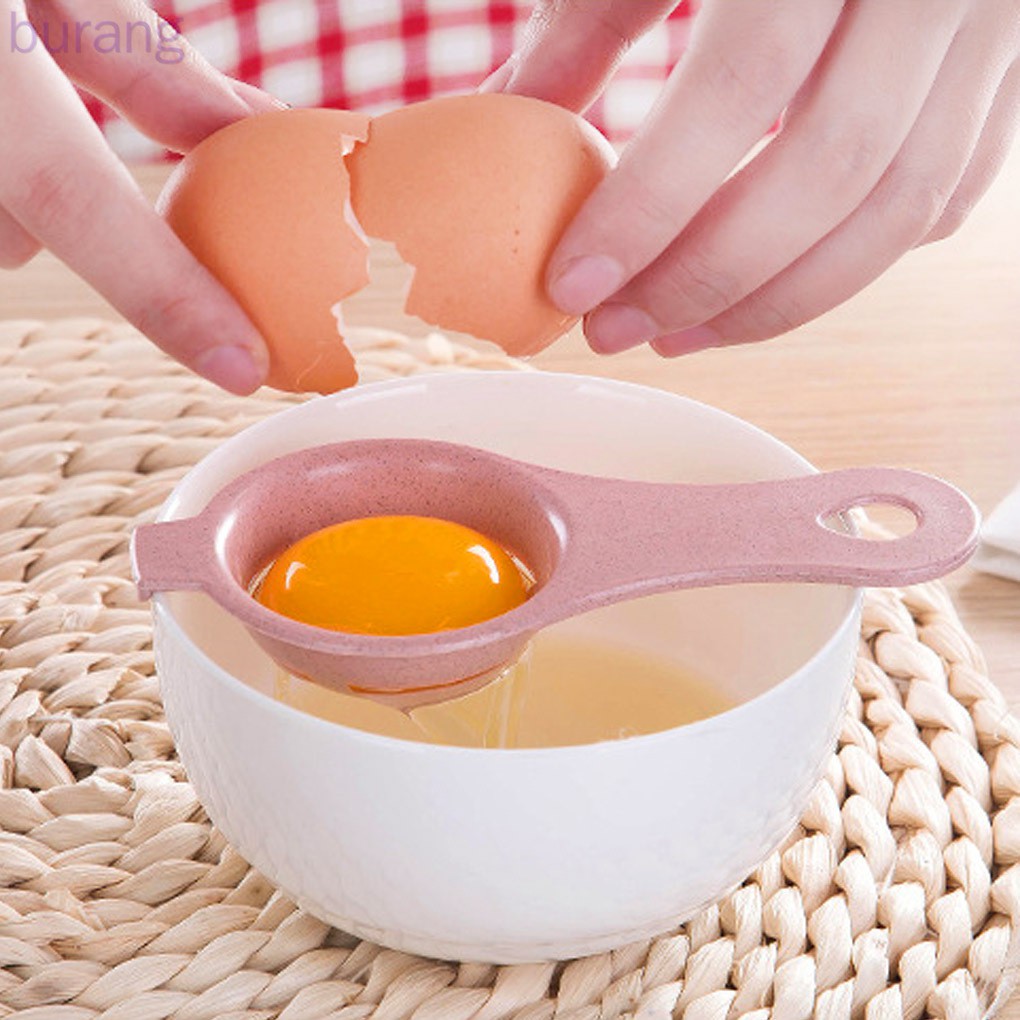 Dụng Cụ Tách Lòng Đỏ Với Lòng Trắng Trứng Bằng Chất Liệu Nhựa Rơm Lúa Mì