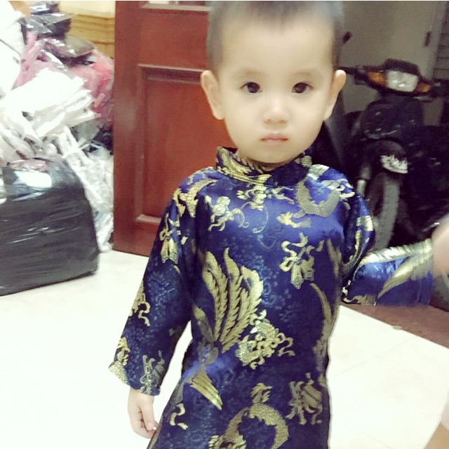 Áo dài thượng hải cho anh hải
