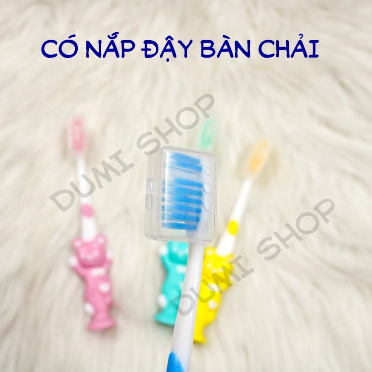 Set 4 Bàn Chải Hình Gấu Dễ Thương Cho Bé