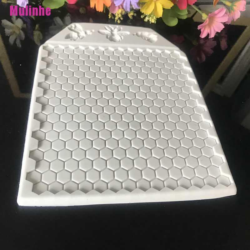 Khuôn Silicone Tạo Hình Tổ Ong Trang Trí Bánh Tiện Dụng