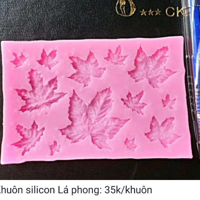Khuôn silicon trung thu hiện đại Lá phong