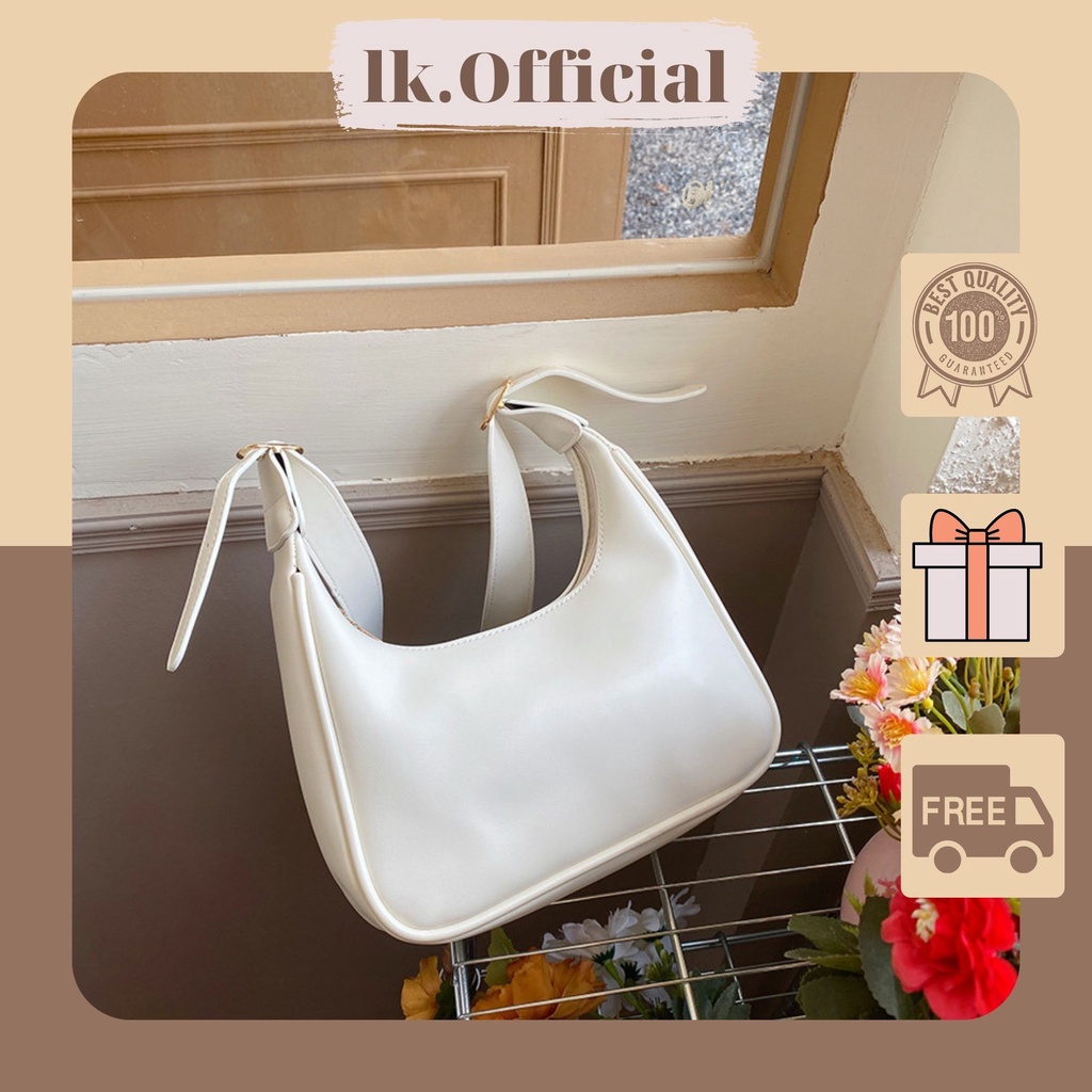 Túi xách nữ túi tote đeo chéo da bóng trơn kiểu dáng basic phù hợp mọi hoàn cảnh LK163