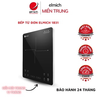 Bếp từ elmich ⚡ bảo hành 1 đổi 1 ⚡ bếp từ đơn elmich 1831 mặt ceramich cường lực cao cấp, bảo hành 12 tháng