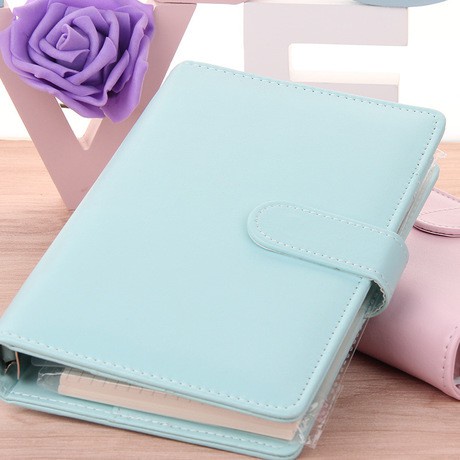 ✹♀✈ Binder bìa sổ da có còng, ngăn dọc A6, A5 Tả Bí Lù Store