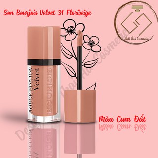 Son Bourjois Velvet 31 Floribeige cam đất